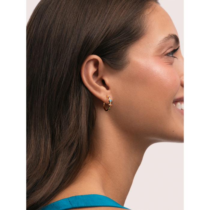 Pendientes Aro Leonor Baño Oro