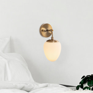 Aplique de pared, metal , vintage, 12x16x28, casquillo E14 Max 15 W