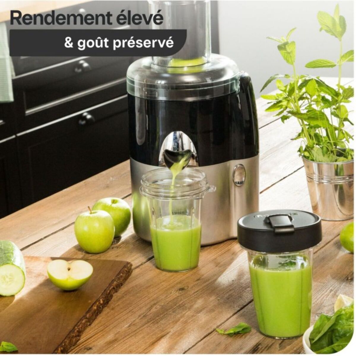Extracteur de jus MAGIMIX 18081F Juice Expert 3 Noir