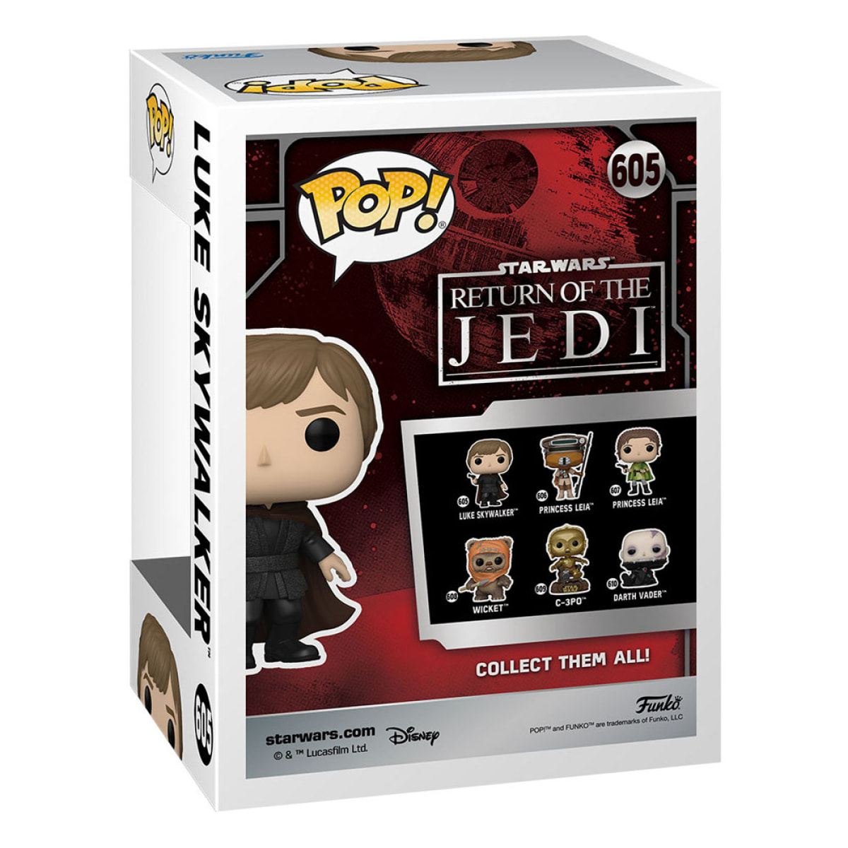 Star Wars Return Of The Jedi 40th Anniversary Pop! Vinile Figura Luke 9 Cm Funko