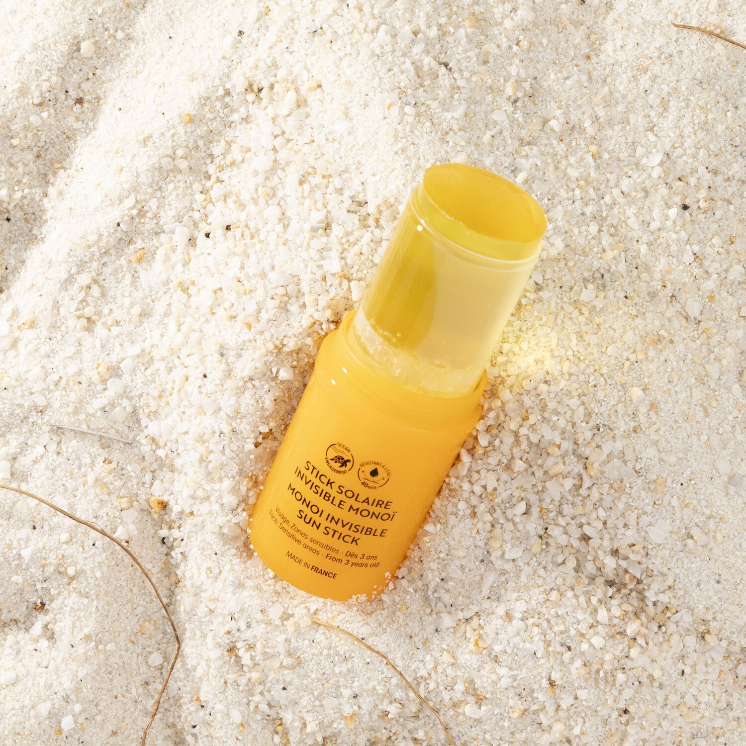 Monoï de Tahiti Ao SPF50+ - Stick Solaire Invisible Monoi 15g