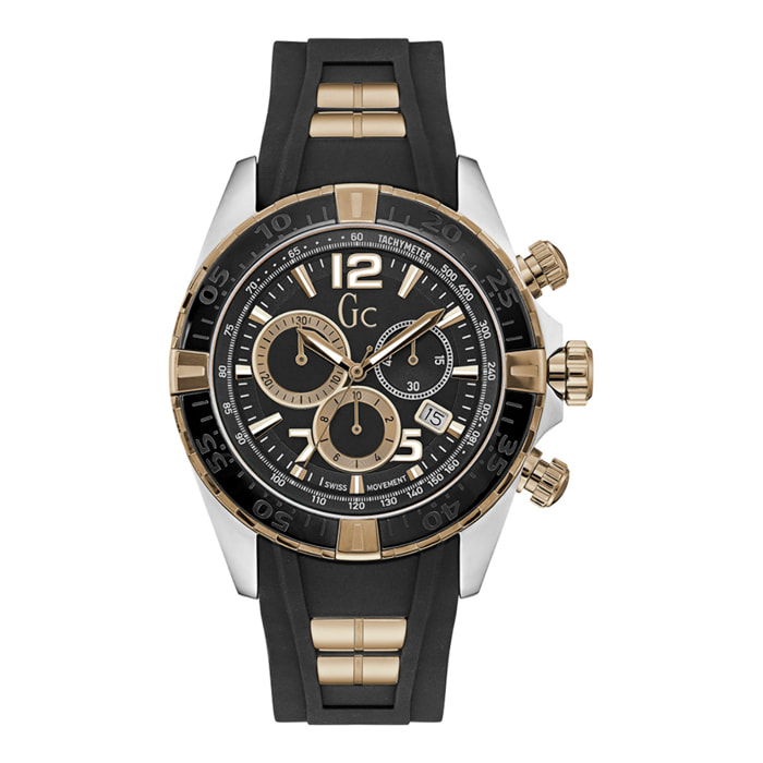 Reloj Gc Y02011G2 Hombre Analogico Cuarzo con Correa de Silicona