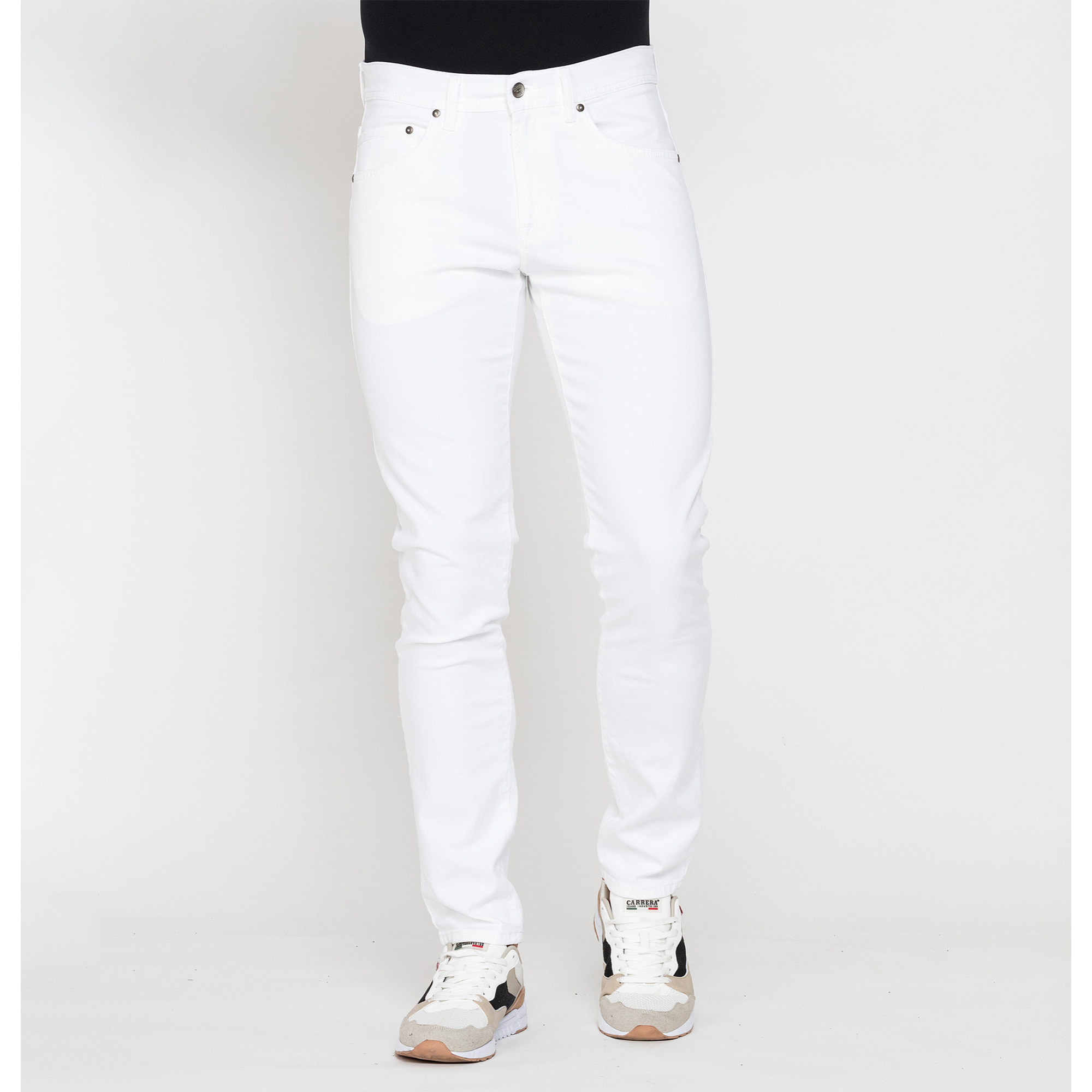 JEANS COLOR SLIM FIT IN BULL DENIM STRETCH TINTO OLD