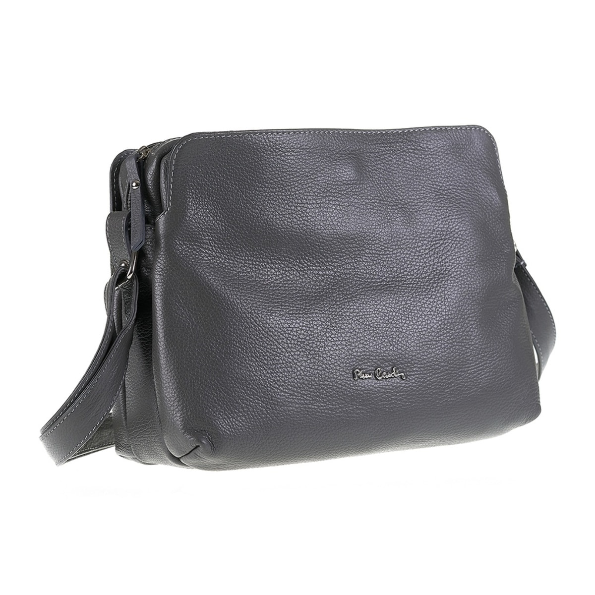 Borsa a tracolla da donna Made in Italy - Modello Aralia Lux - 100% pelle - 30.0 x 23.0 x 13.0 cm