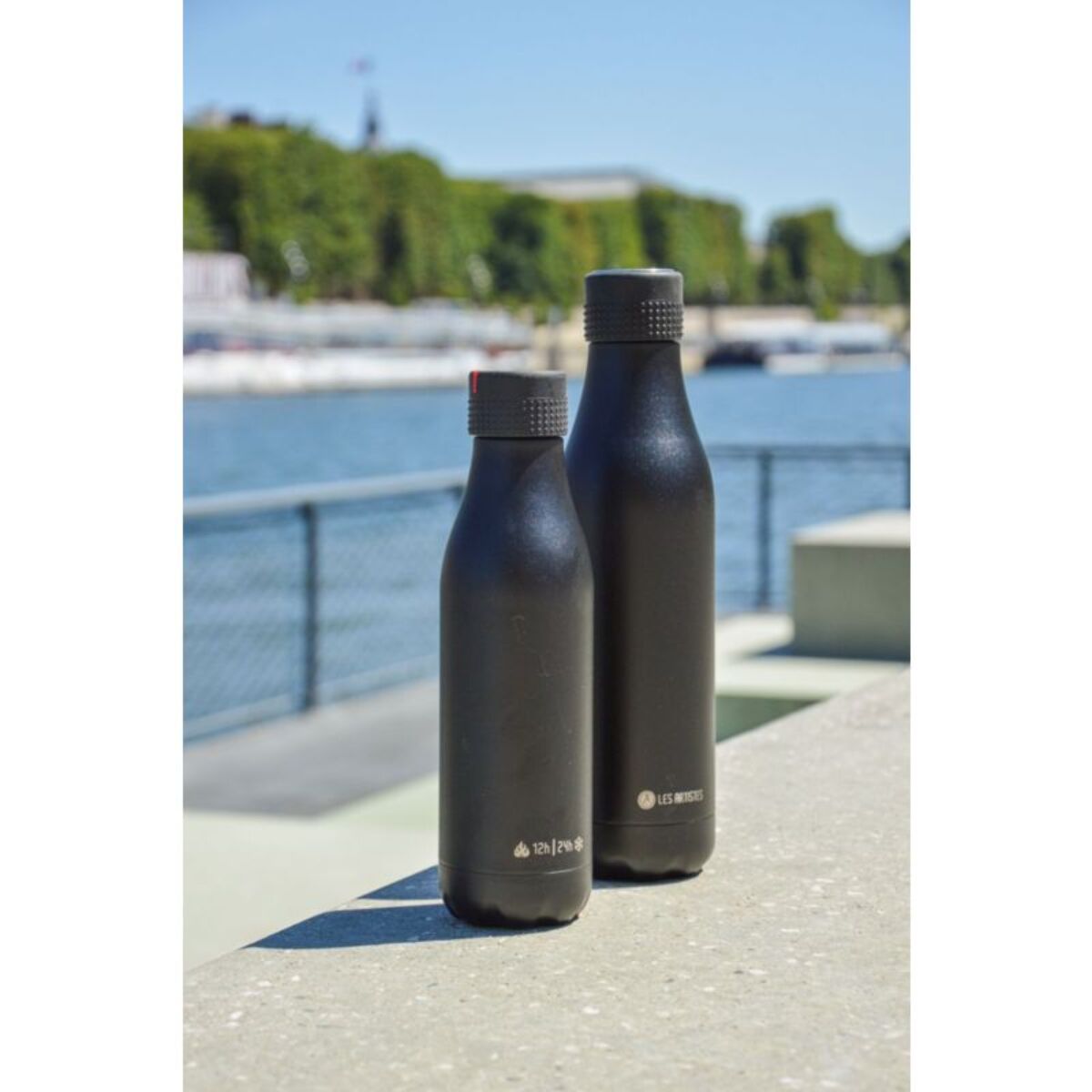 Bouteille isotherme LES ARTISTES Noir P. 750ml