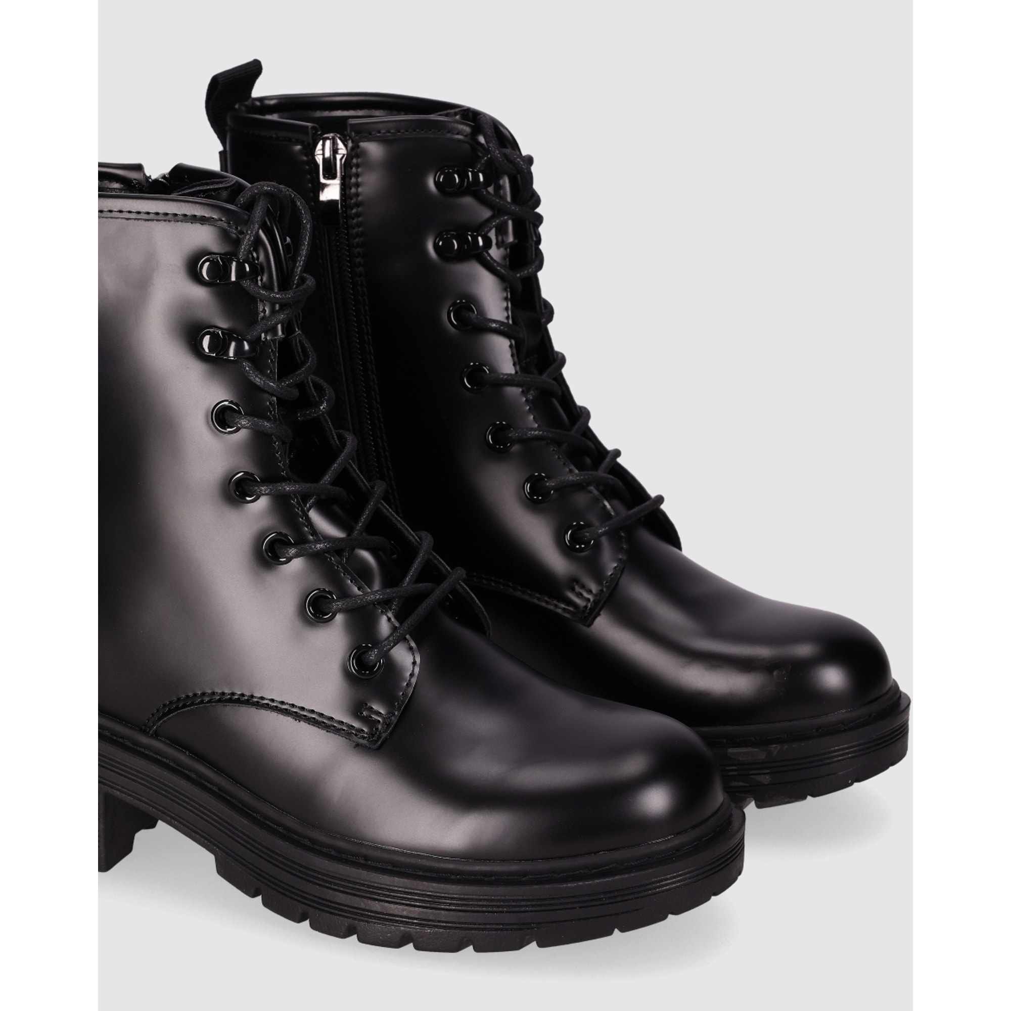 Botines - Negro - Tacón: 4 cm