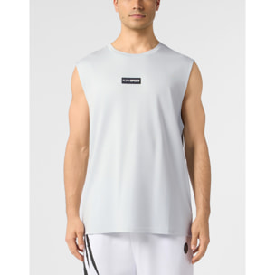 PLEIN SPORT Slub Cotton Tanktop