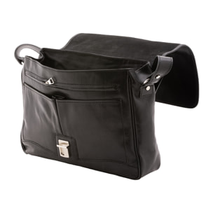 Borsa a mano  unisex In Vera pelle Made in Italy 40x30x9 cm