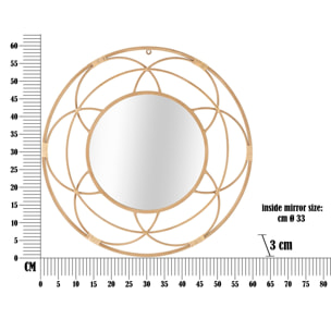 SPECCHIO DA MURO VALENCIA CM Ø 60X3