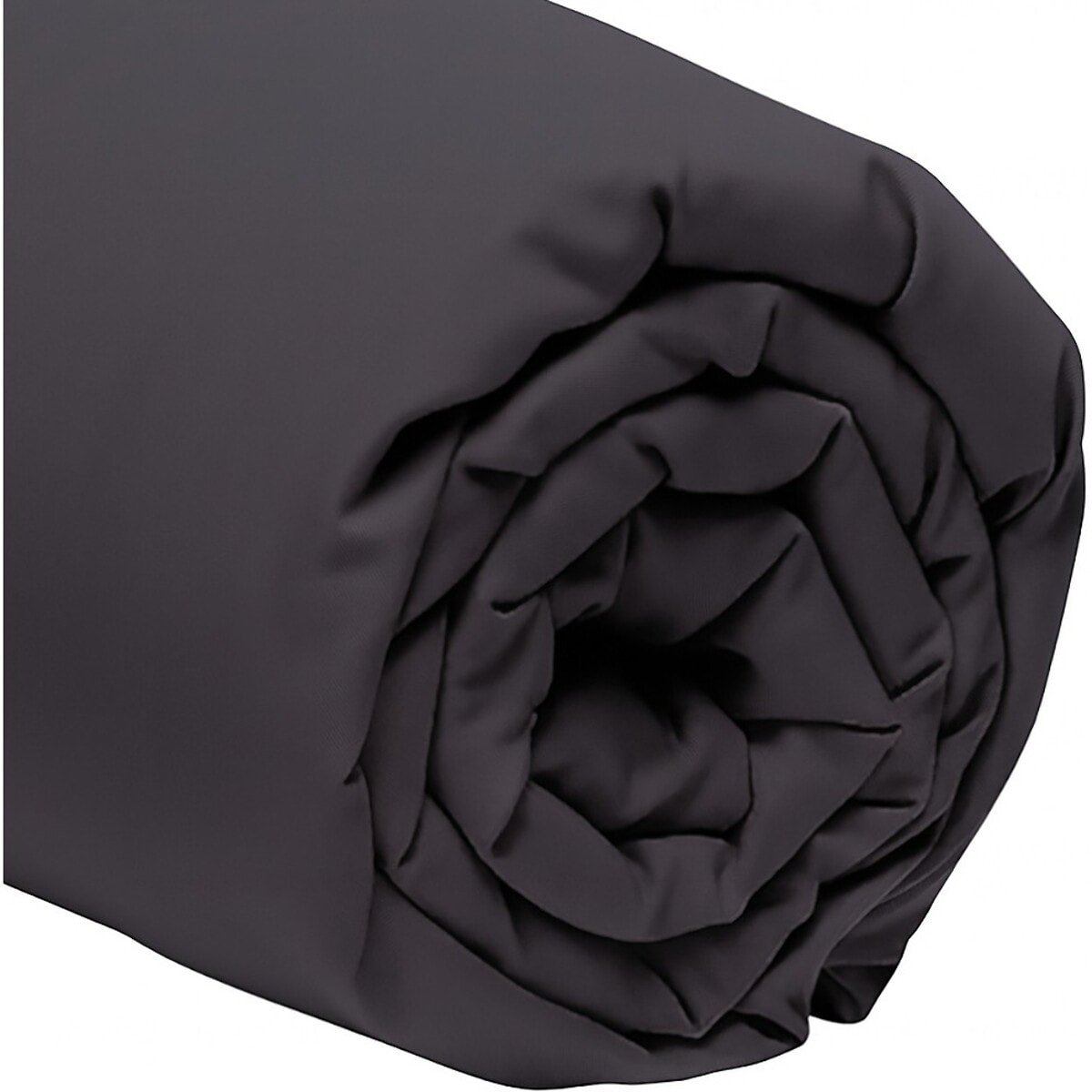 DRAP HOUSSE 2 PERS 160x200  ANTHRACITE