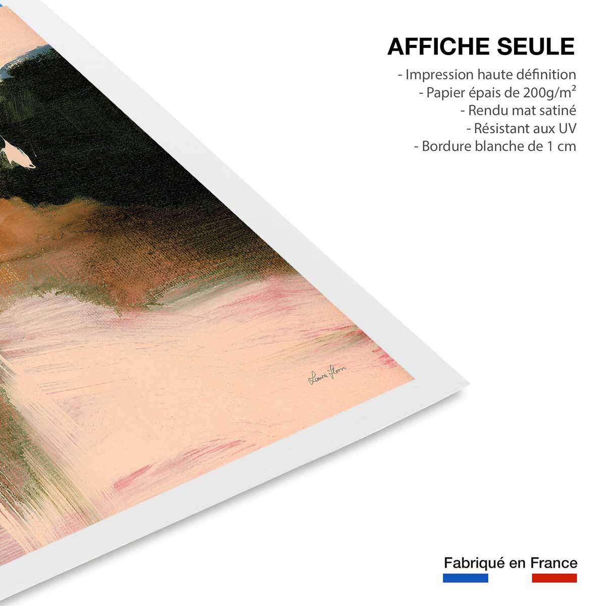 Affiche Texture brossée Affiche seule