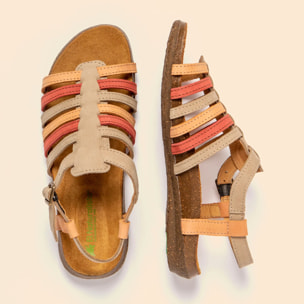 Sandalias N5056 PLEASANT MULTI PIEDRA / WAKATAUA color Multi piedra