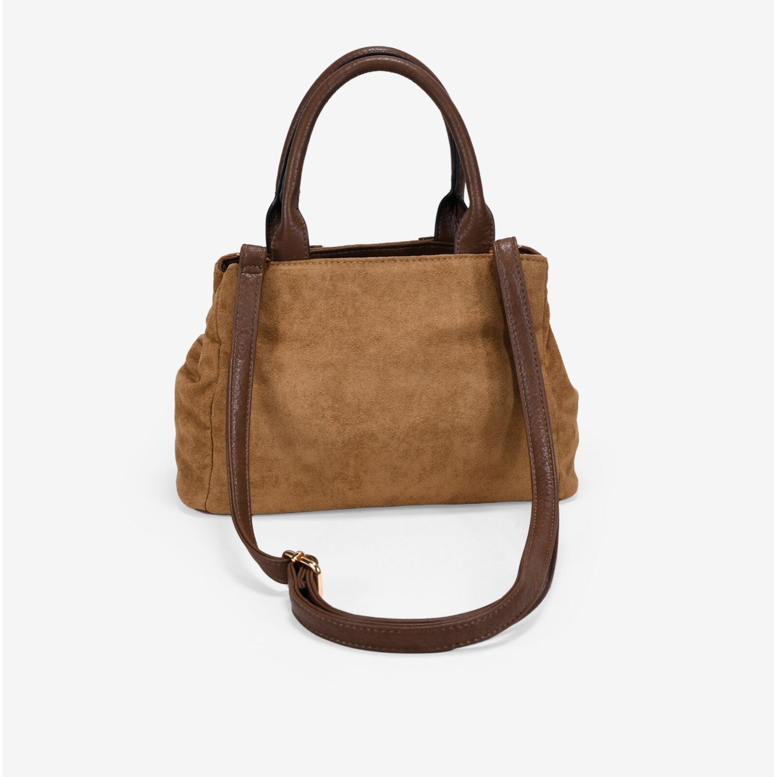 Bolso de mano cuero con cremallera