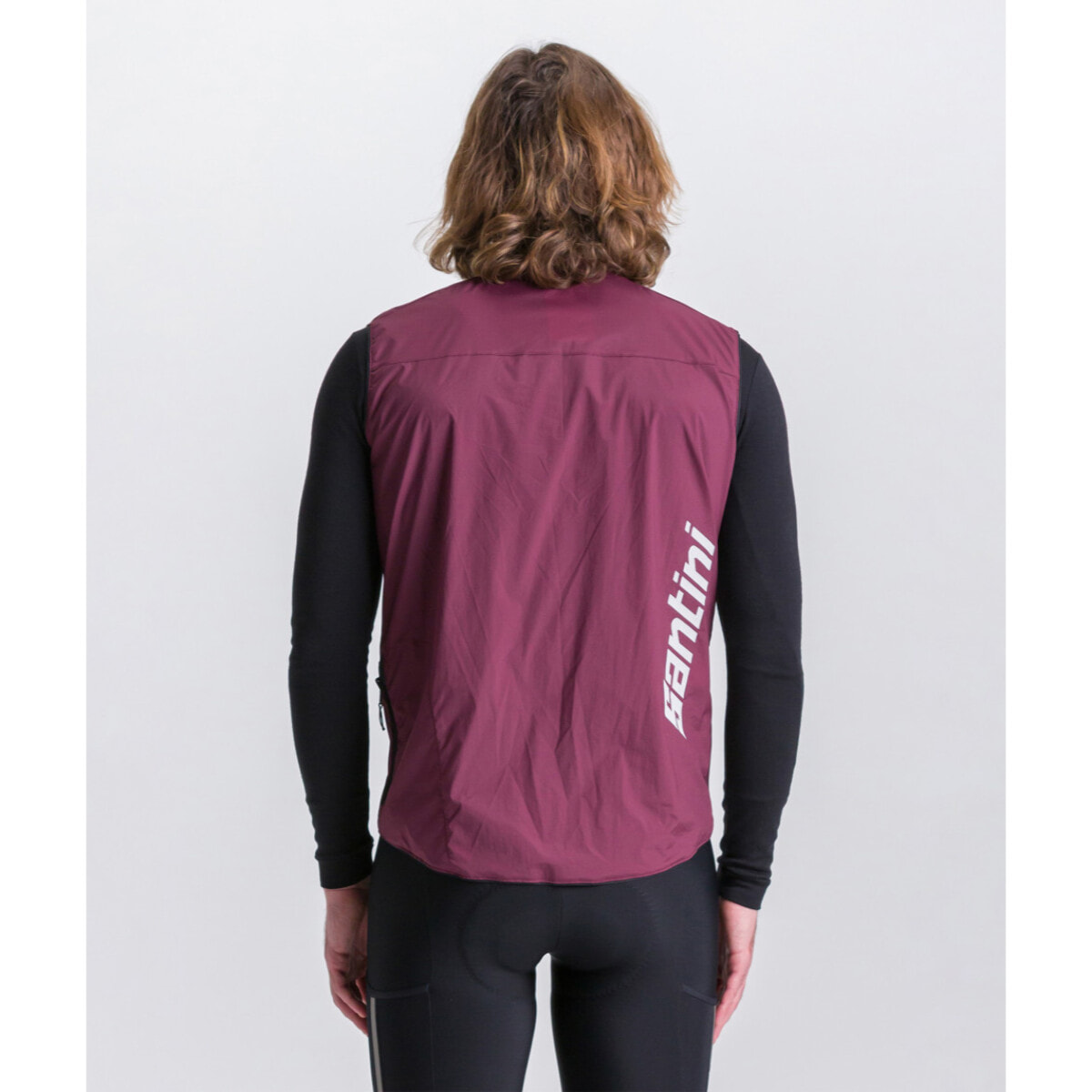 Ventus - Gilet Coupe Vent - Bourgogne - Homme