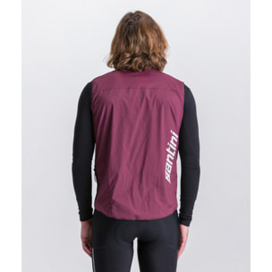 Ventus - Gilet Coupe Vent - Bourgogne - Homme