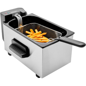 Friteuse semi-professionnelle TRISTAR 3L revetement acier inox