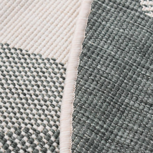 Tapis rond d'extérieur, kilim reversible EX1 D