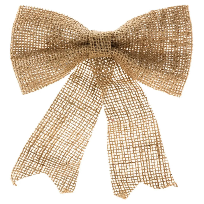 Nœud déco 20x24cm jute