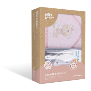 Capa de Baño Love You con Peine y Cepillo