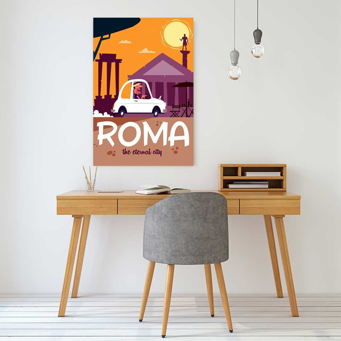 Tableau voyage à rome Toile imprimée