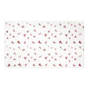 Nappe Excelsa – Merry Christmas, Coton blanc