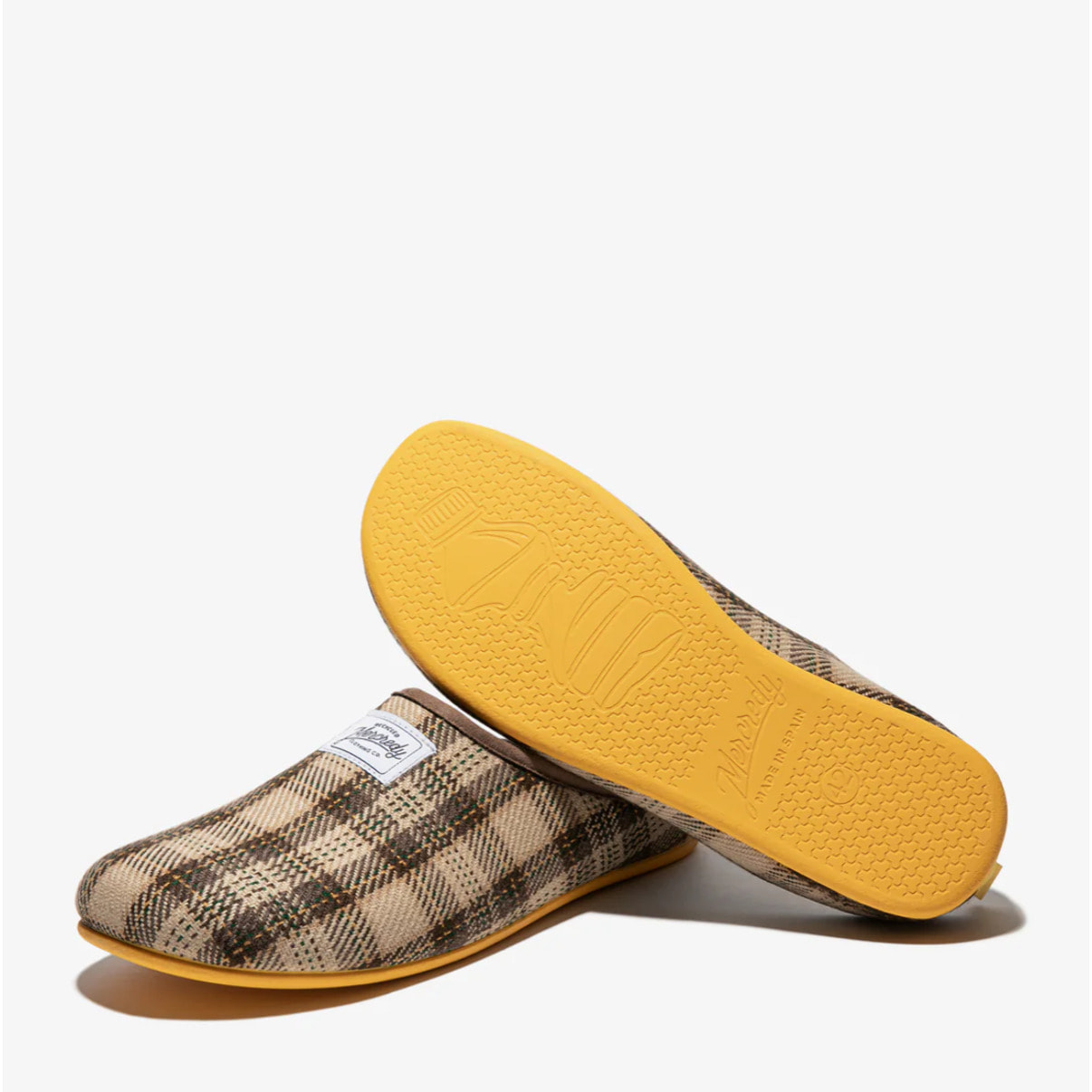 Zapatillas de Casa Mercredy Slipper Tartan Beige D.Franklin