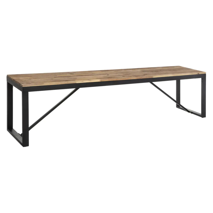 Banc "Edena" - métal & bois d'acacia