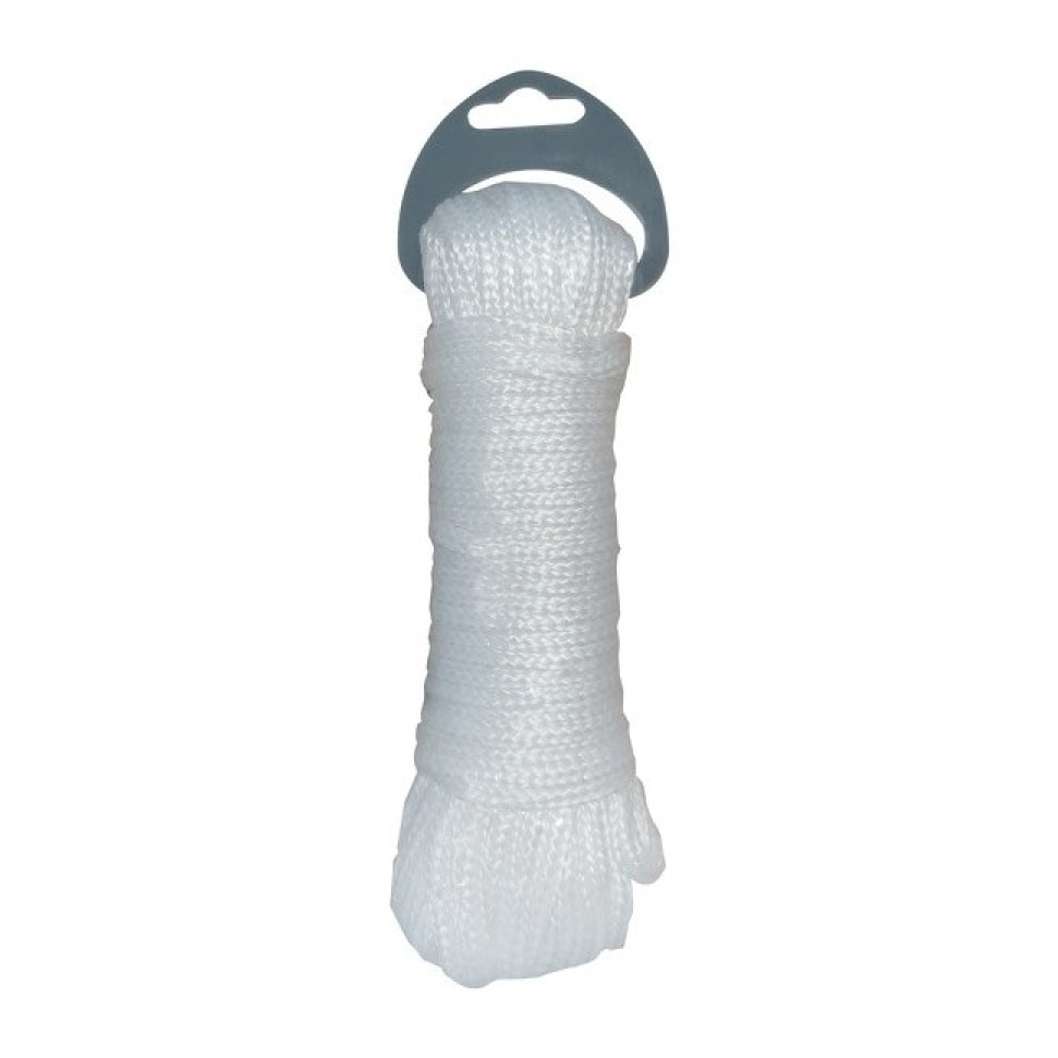 Corde à  Linge  en Polypropylène 25M Blanc MSV