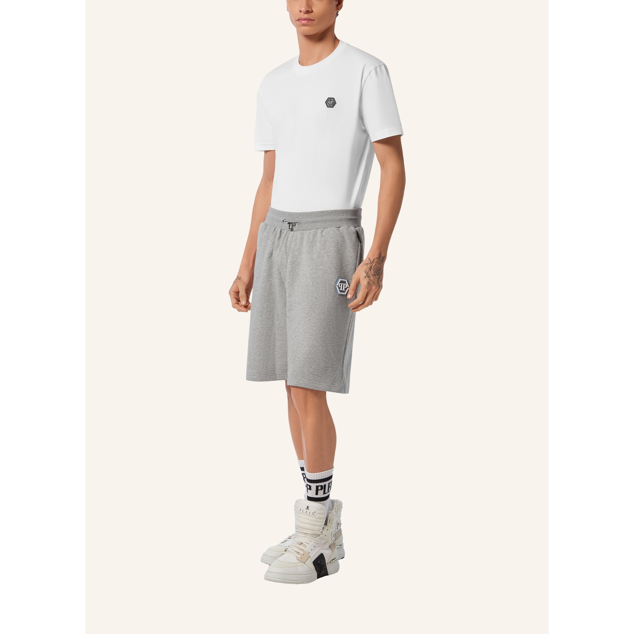 PHILIPP PLEIN Pantalones cortos deportivos ICONIC PLEIN