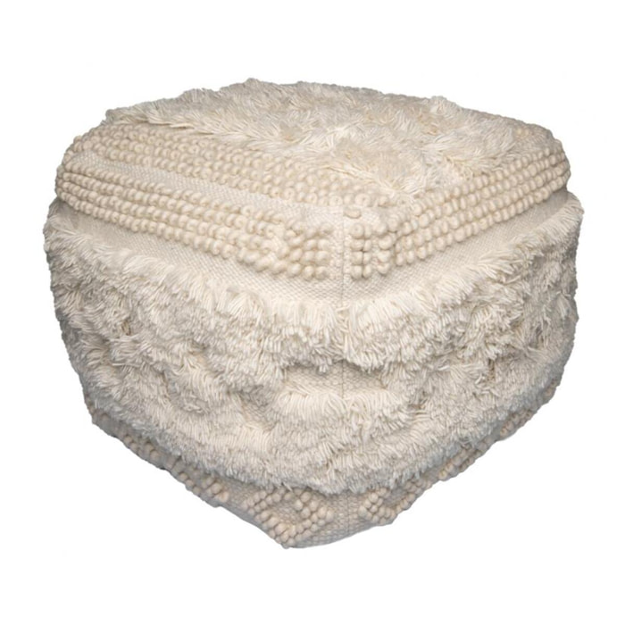 Tabouret semi artisanal en laine SEDE