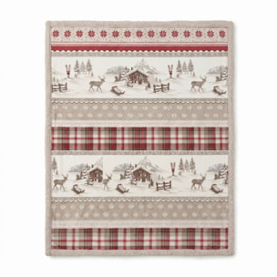 Plaid Sherpa in poliestere - Fantasia Alpina