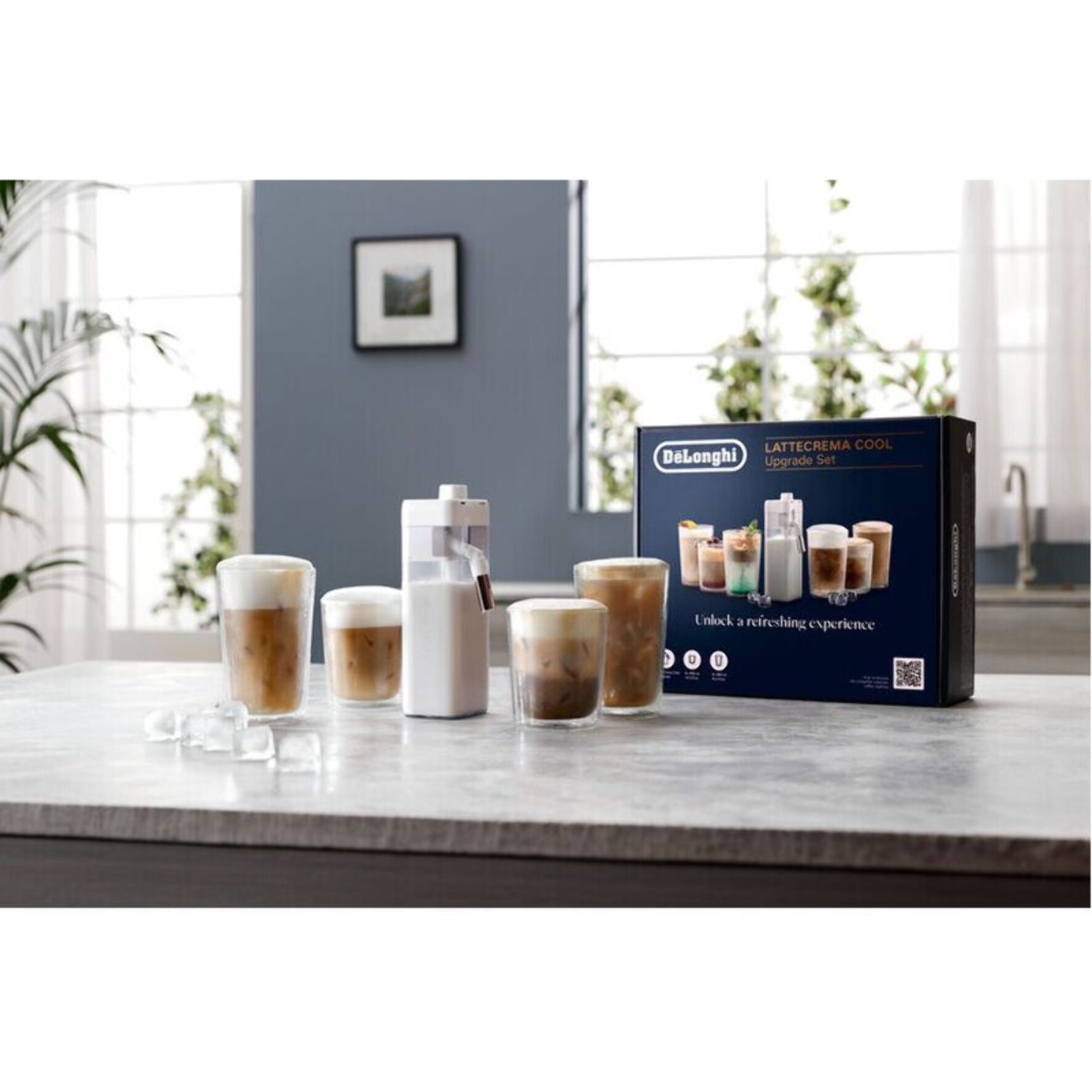 Carafe à lait DELONGHI LatteCrema Cool upgrade Set DLSC032