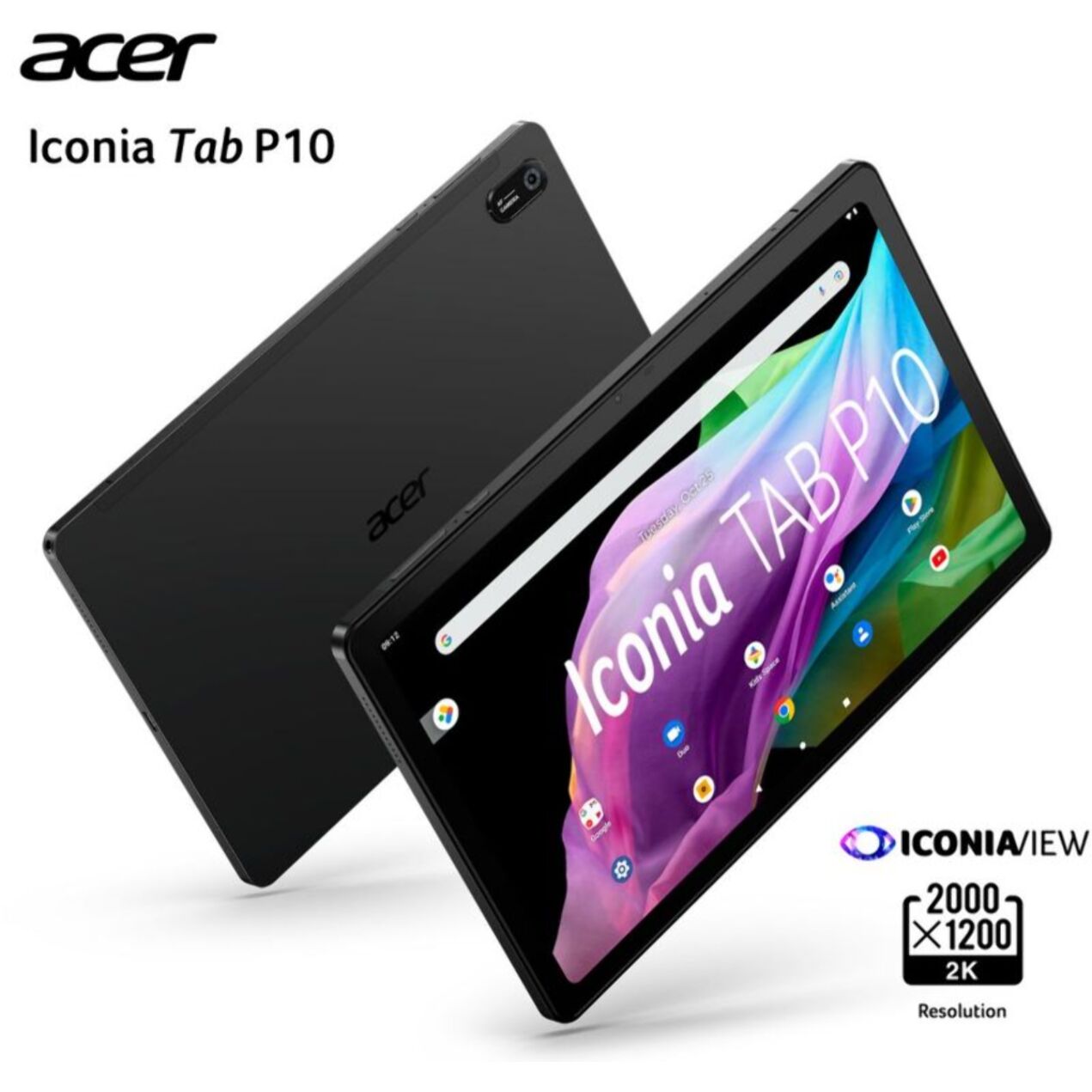 Tablette Android ACER Iconia P10-11 10.4'' 128Go Noir