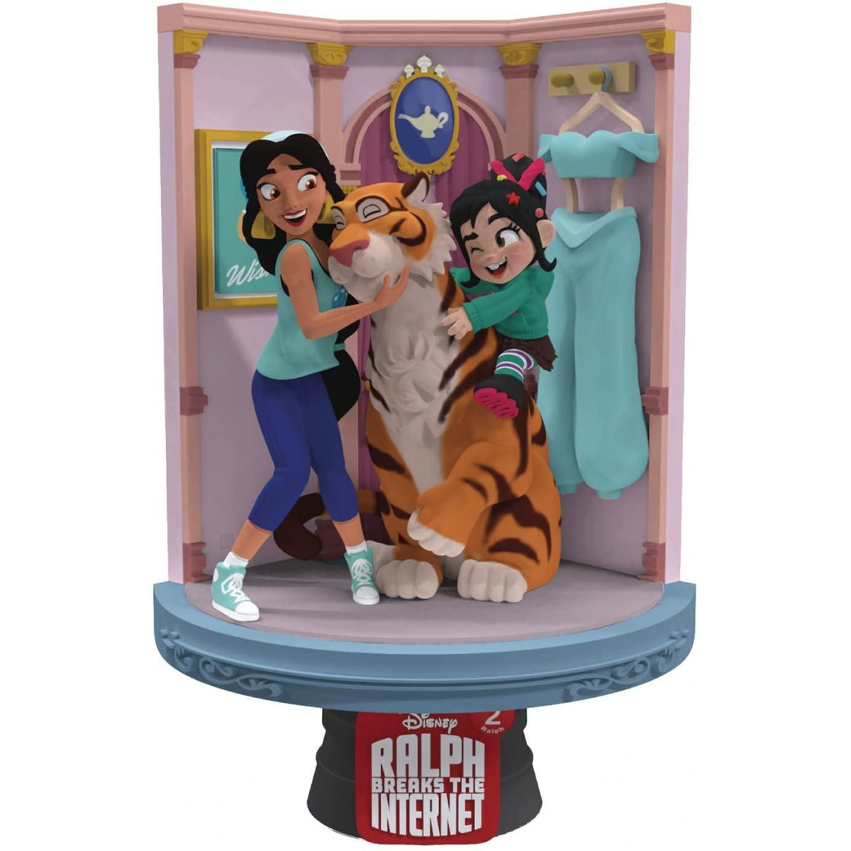 Ralph 2 Statua Jasmine & Vanellope D-Stage Diorama Figura 15 cm Beast Kingdom