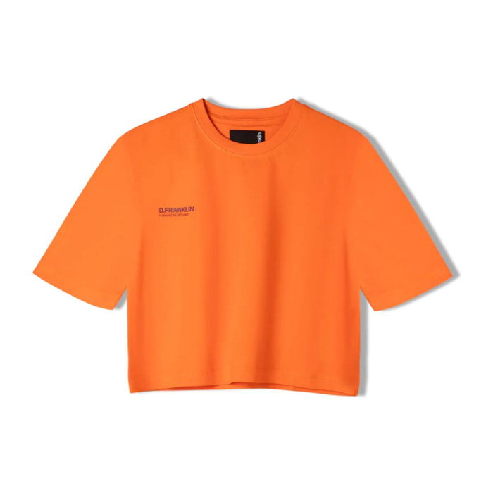 Camiseta de Mujer Nowhere Bound Naranja / Morado D.Franklin