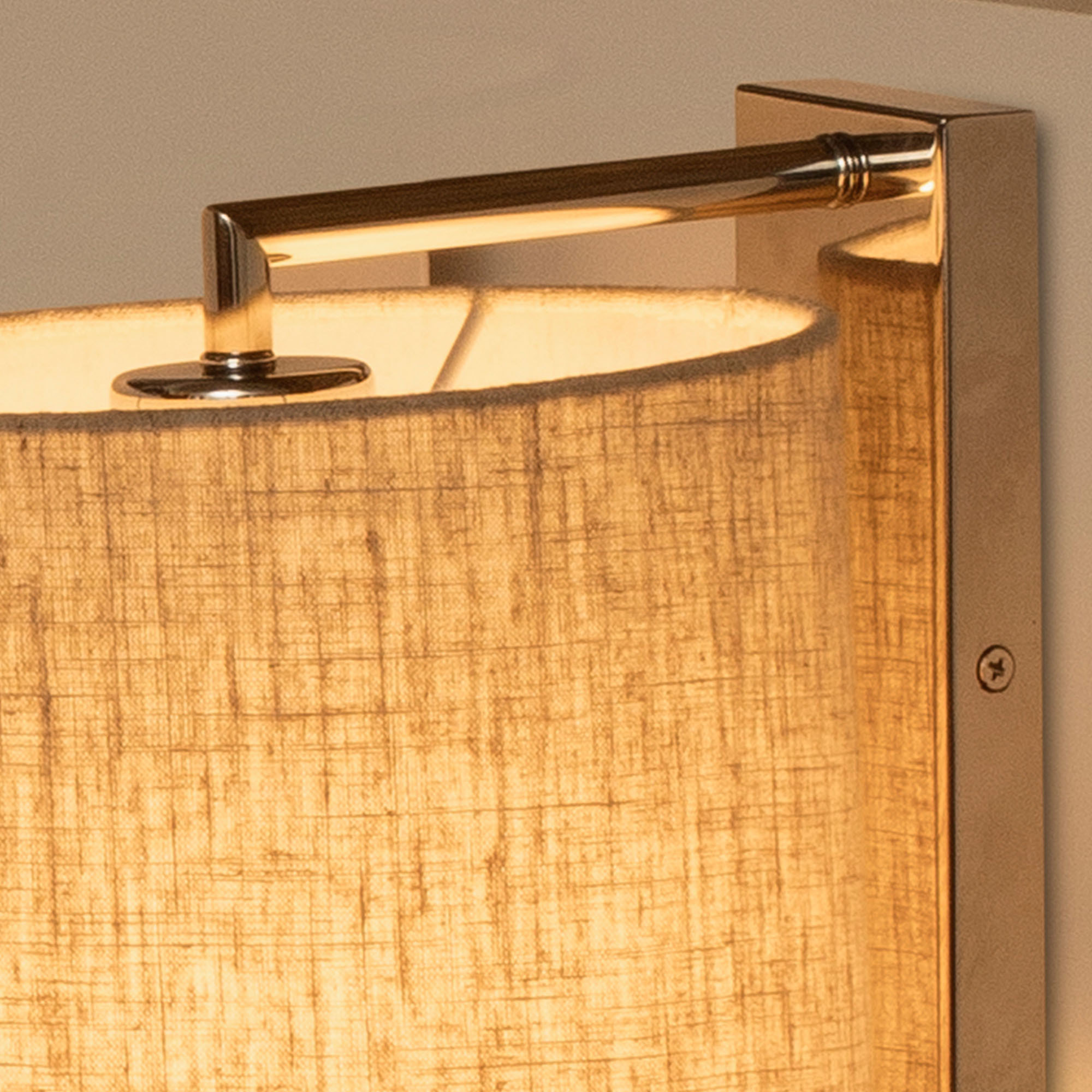 SAHARA Lampe applique chrome/blanc