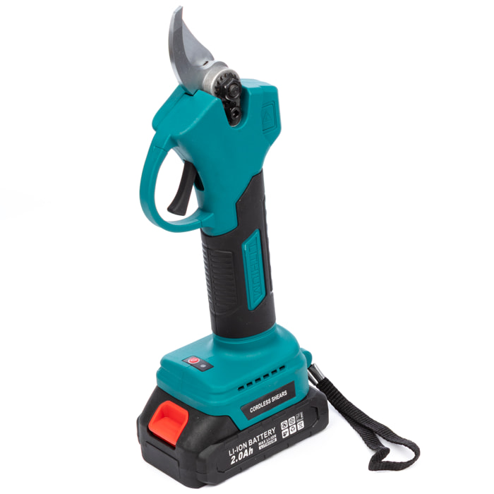 Set di strumenti elettrici 2 in 1 con motosega, forbici da potatura e manico regolabile di 2m.