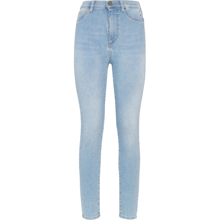 PHILIPP PLEIN Jegging de cintura alta