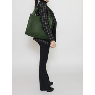 Borsa a spalla da donna - Modello Seraphina Ultra - Vera pelle - 34.0 x 32.0 x 11.0 cm