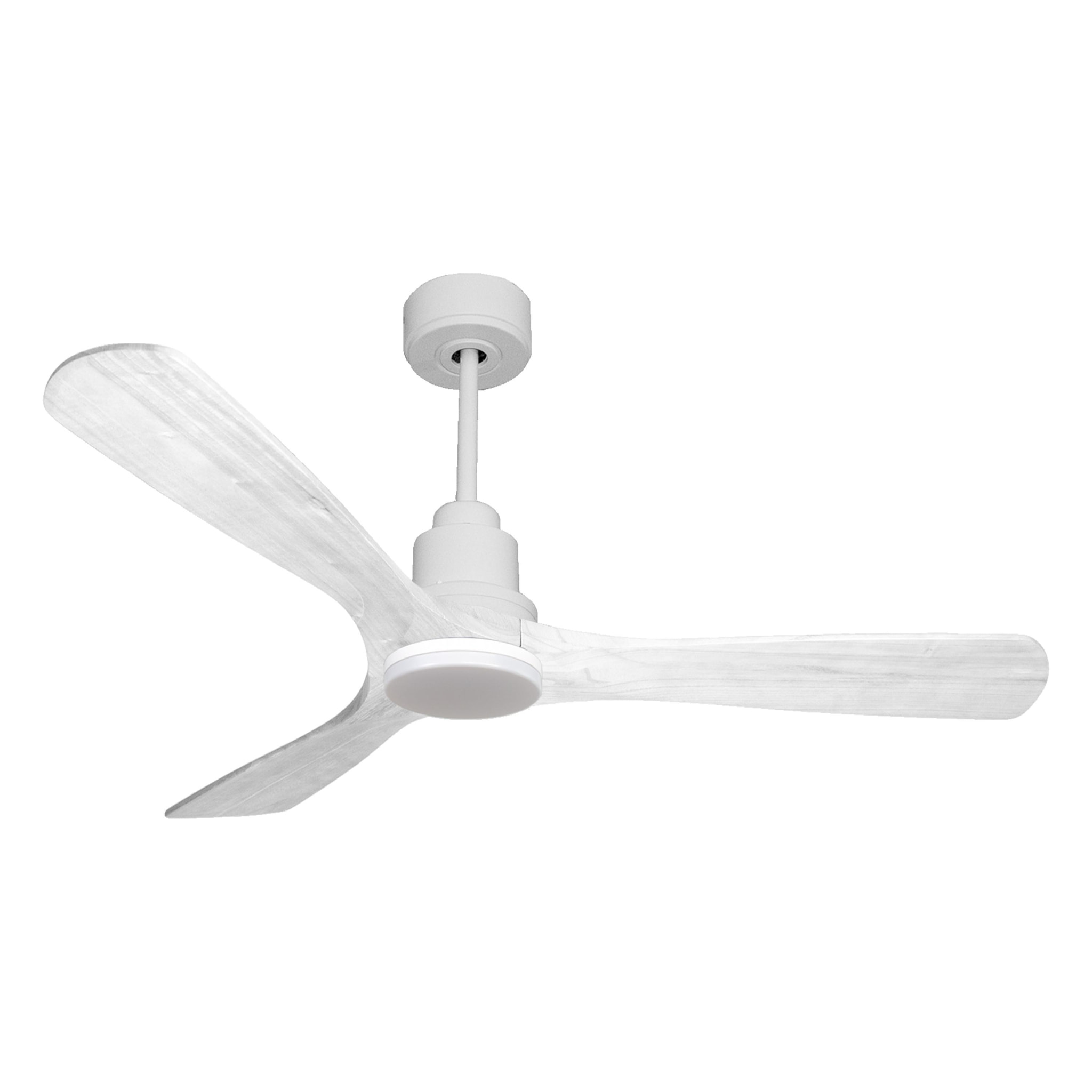 Ventilateur de plafond Réversible  Thermostat Dimmable Wifi Moteur à courant continu Toits en pente Télécommande Lumière à trois tons Hypersilence Mémoire