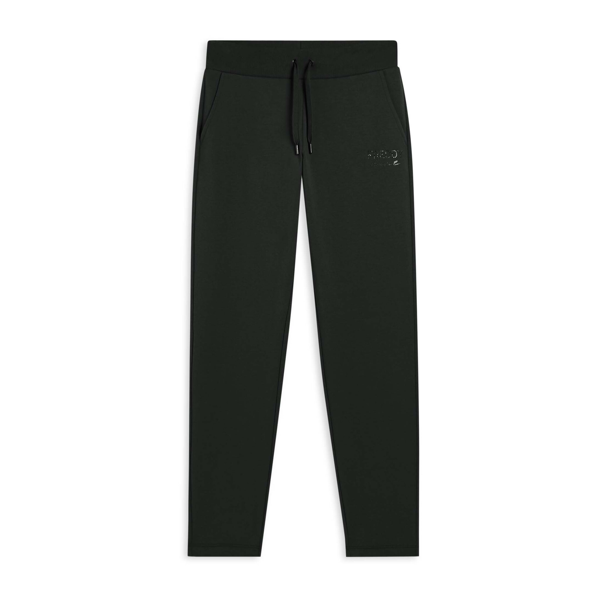 Pantaloni regular fit con gamba dritta e coulisse