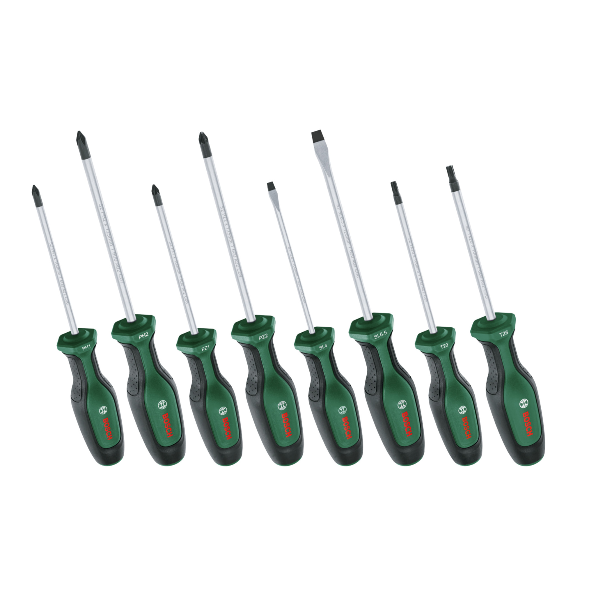 Set de tournevis haute performance - 8 pièces - BOSCH - 1600A02BX8