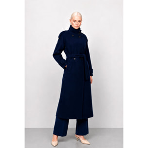 Kocca - Cappotto trench da donna doppiopetto con cintura Donna