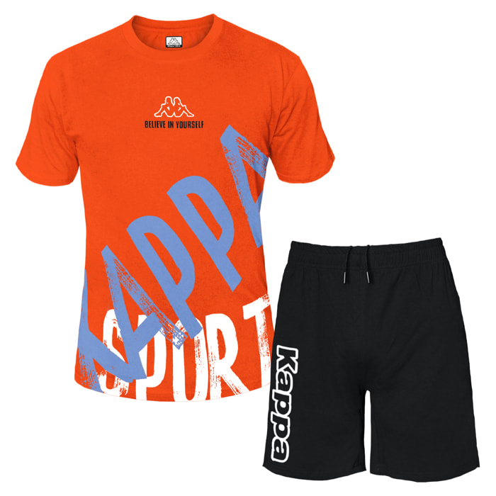 Completo Corto Ragazzo KAPPA Cotone 8 / 16 Anni