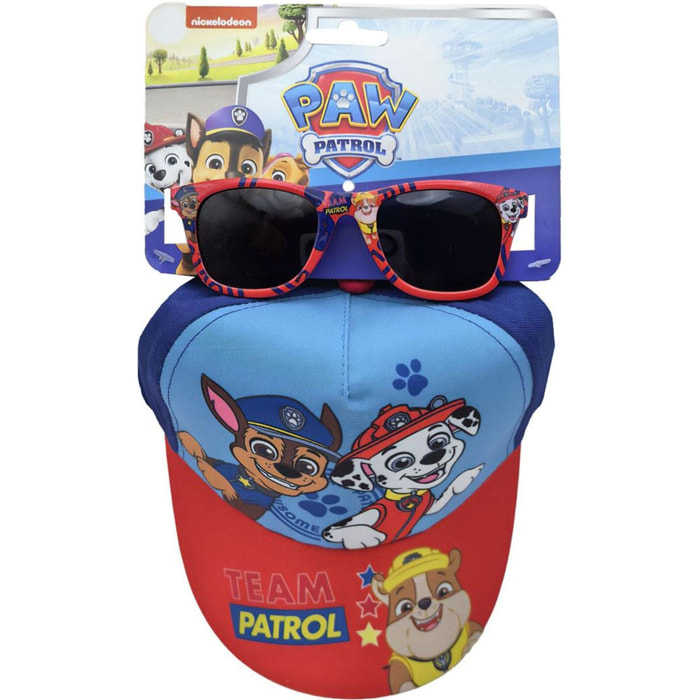 Gorra Set Gafas De Sol Paw Patrol
