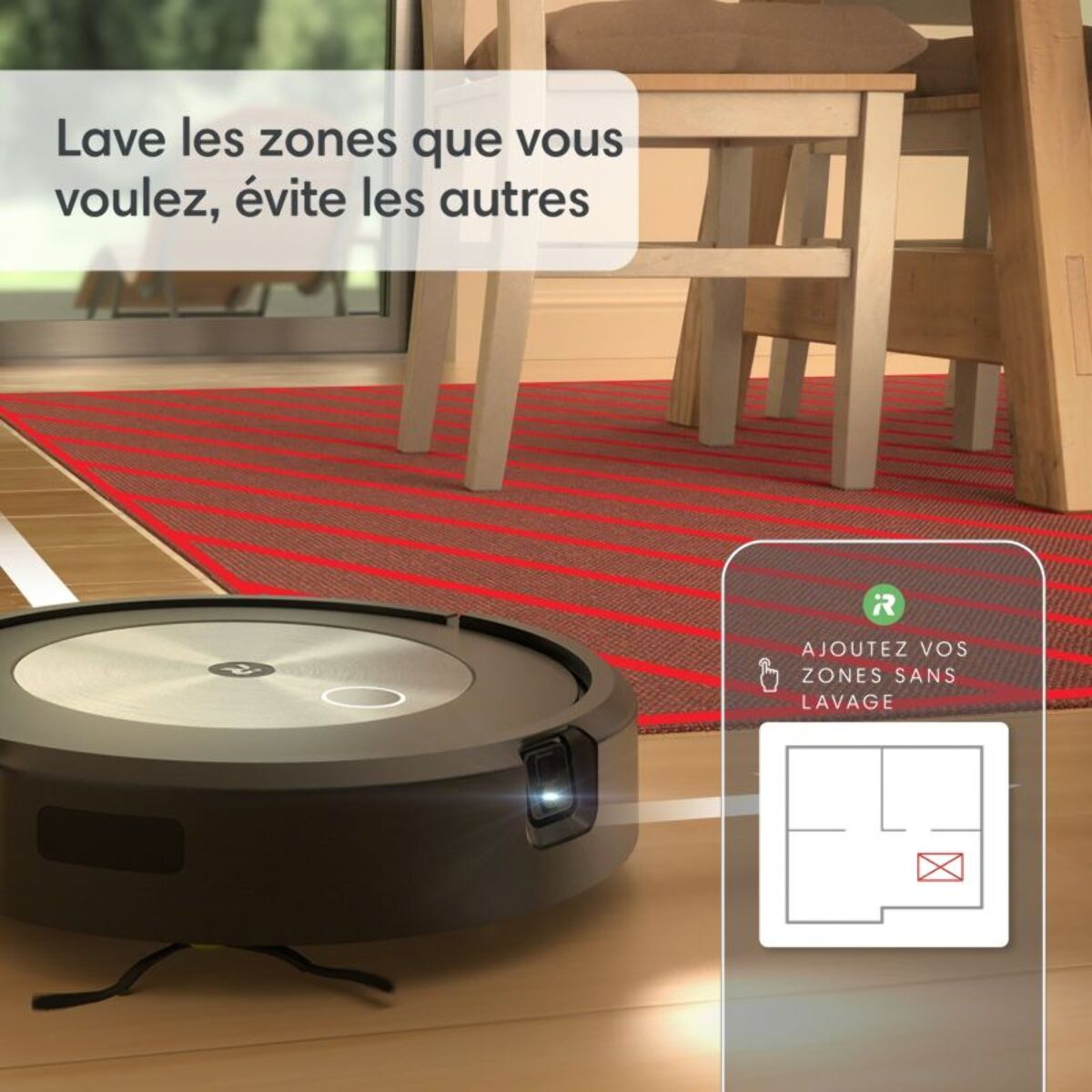 Robot Aspirateur Laveur IROBOT Roomba combo J5