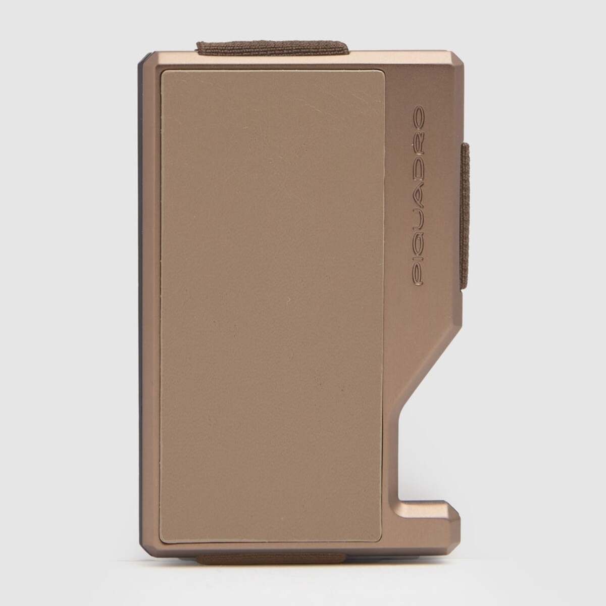 Piquadro Portacarte di credito MagSafe® con fascia elastica