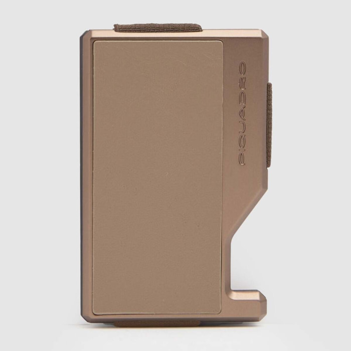Piquadro Portacarte di credito MagSafe® con fascia elastica