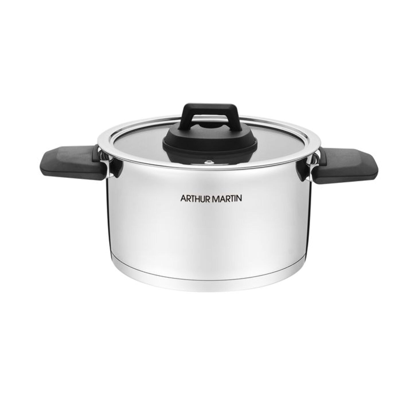 Set de 3 marmites avec poignées rabattables