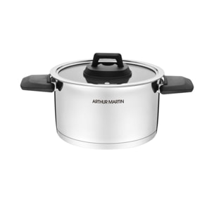 Set de 3 marmites avec poignées rabattables